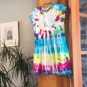Girls tie dyed dress